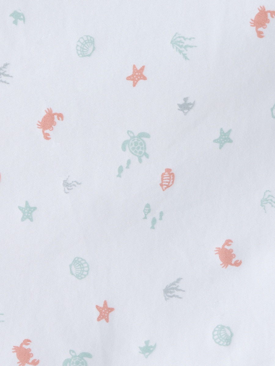 Receiving Blanket with Underwater Print