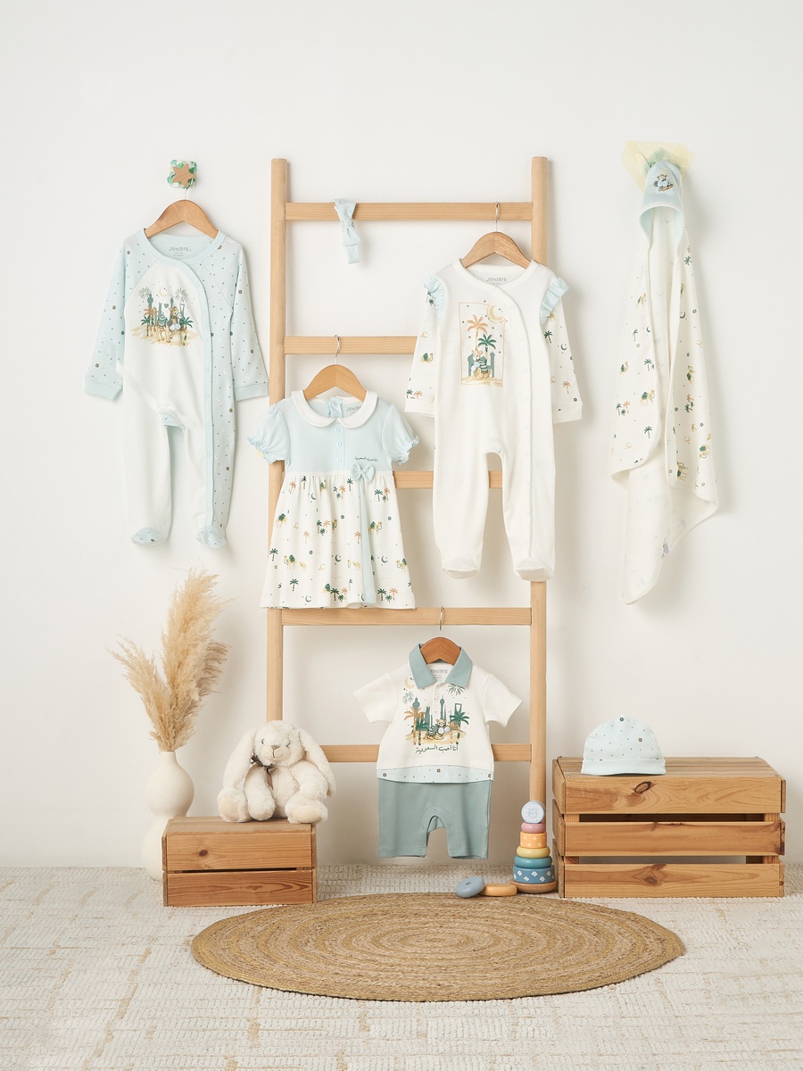 Cotton Desert Print Hooded Receiving Blanket