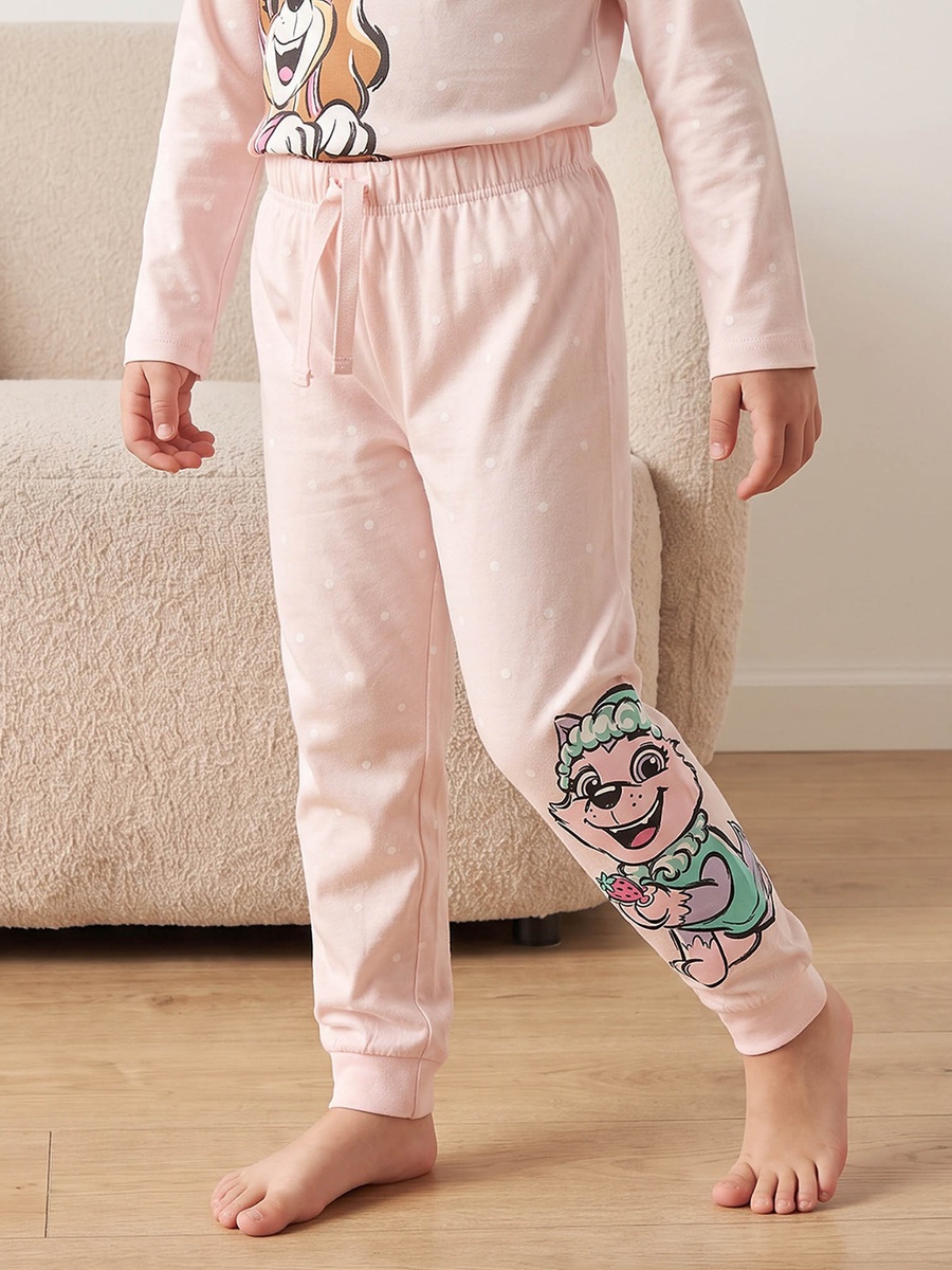 Pack of 2 Cotton Crew Neck Long Sleeves Pyjama Set with PAW Patrol Print