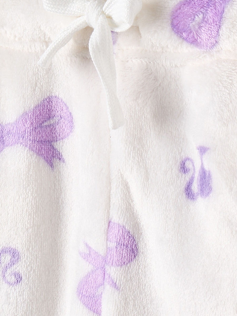 Collared Long Sleeves Pyjama Set with Barbie Print