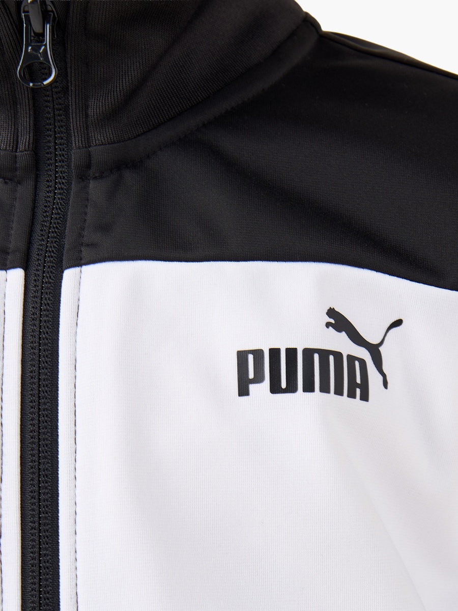 Boys Jacket and Joggers Set with Logo Print - Cotton - Long Sleeves - High Neck