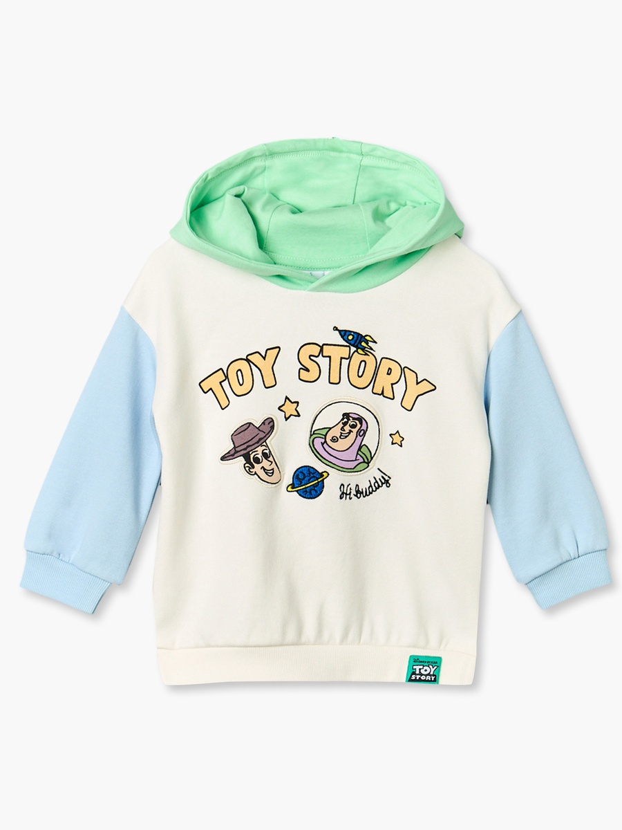 Hooded Long Sleeves Sweatshirt and Joggers Set with Toy Story Print