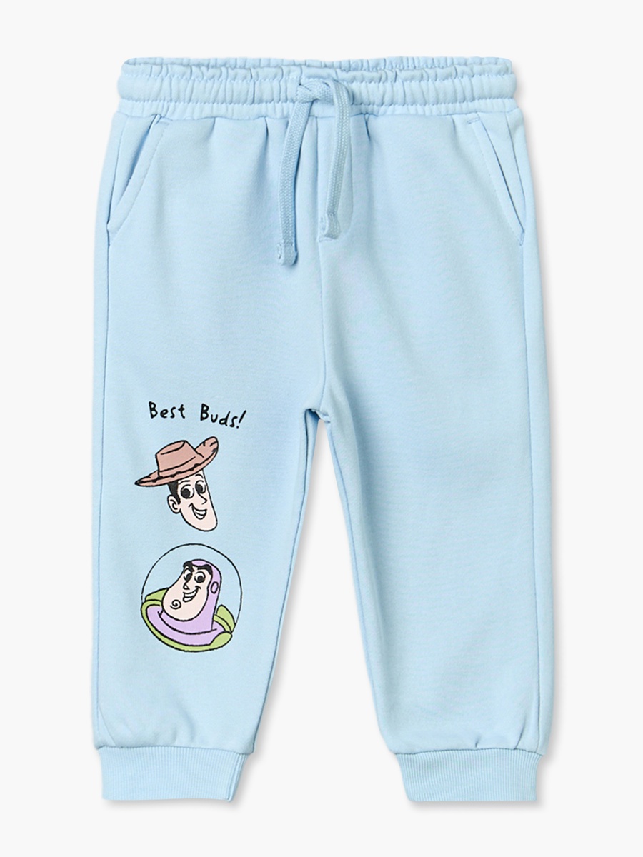 Hooded Long Sleeves Sweatshirt and Joggers Set with Toy Story Print