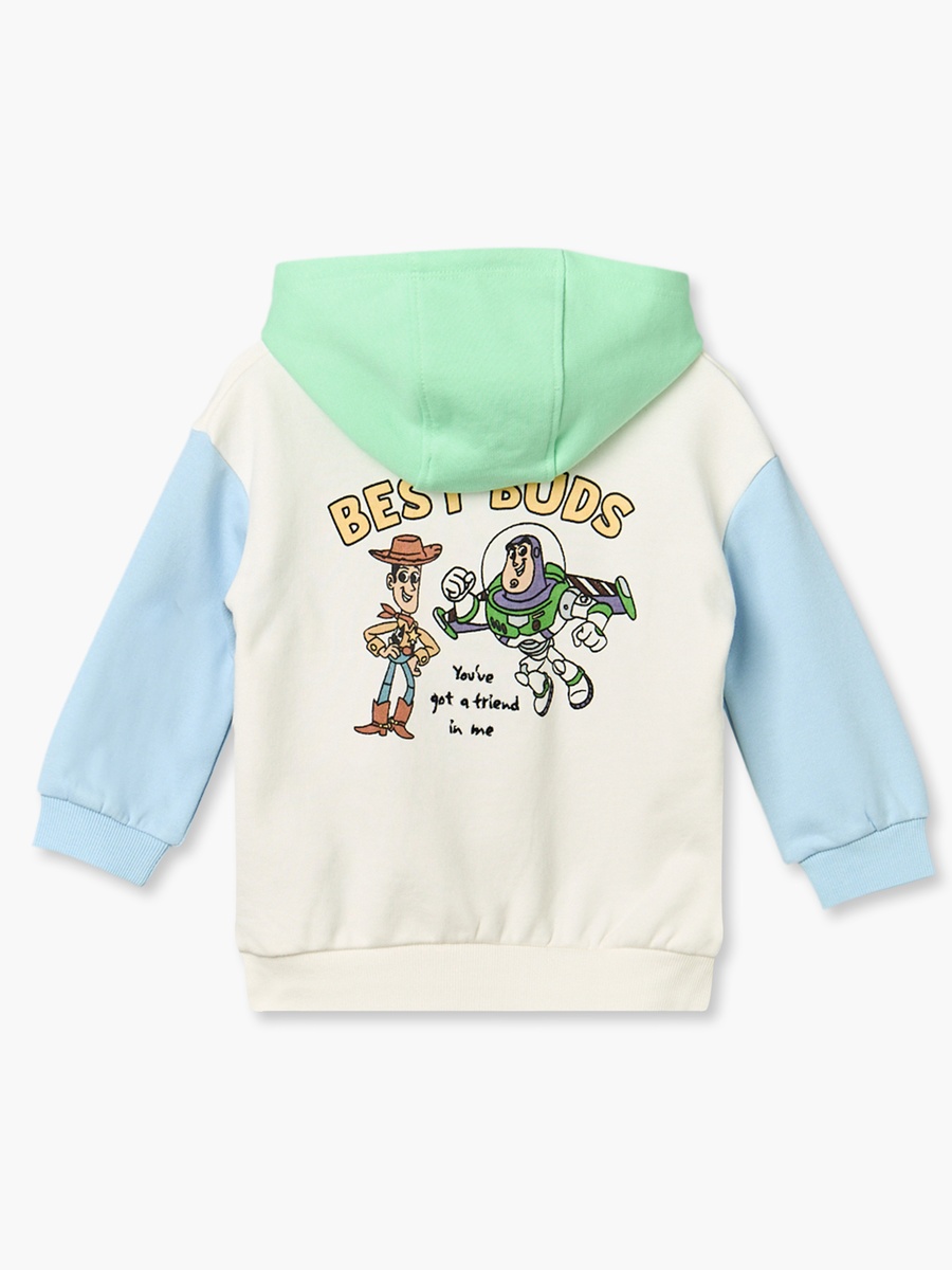 Hooded Long Sleeves Sweatshirt and Joggers Set with Toy Story Print