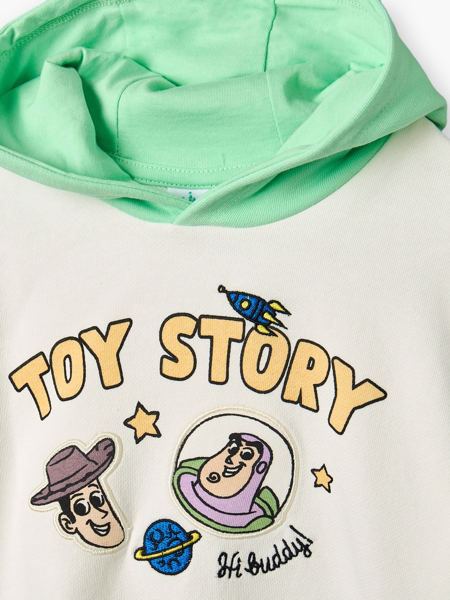 Hooded Long Sleeves Sweatshirt and Joggers Set with Toy Story Print