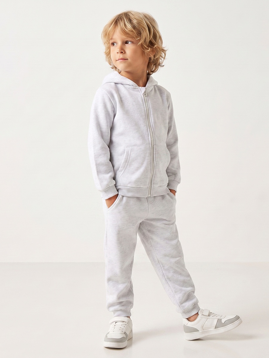 Hooded Sweatshirt and Joggers Set with Pockets