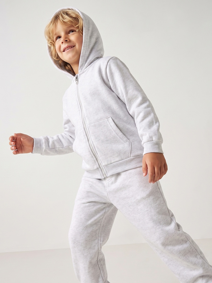 Hooded Sweatshirt and Joggers Set with Pockets