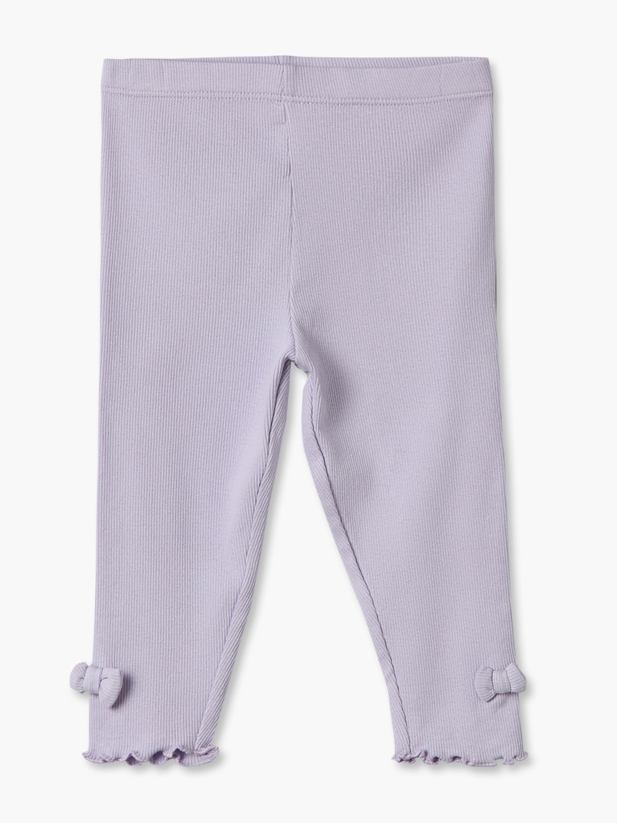 Crew Neck Long Sleeves Sweatshirt and Leggings Set with Lace Trim