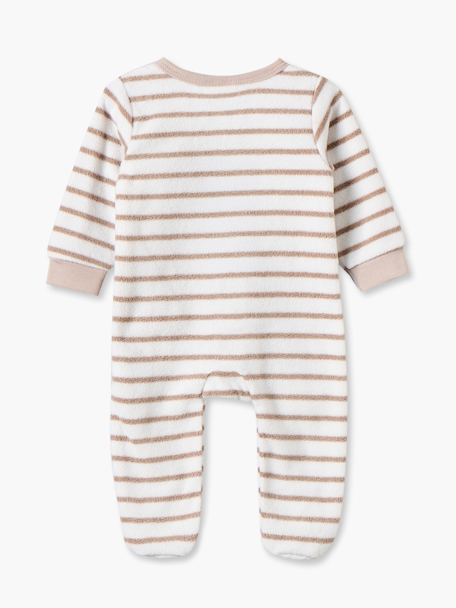 Pack of 2 Crew Neck Long Sleeves Sleepsuit with Teddy Bear Print
