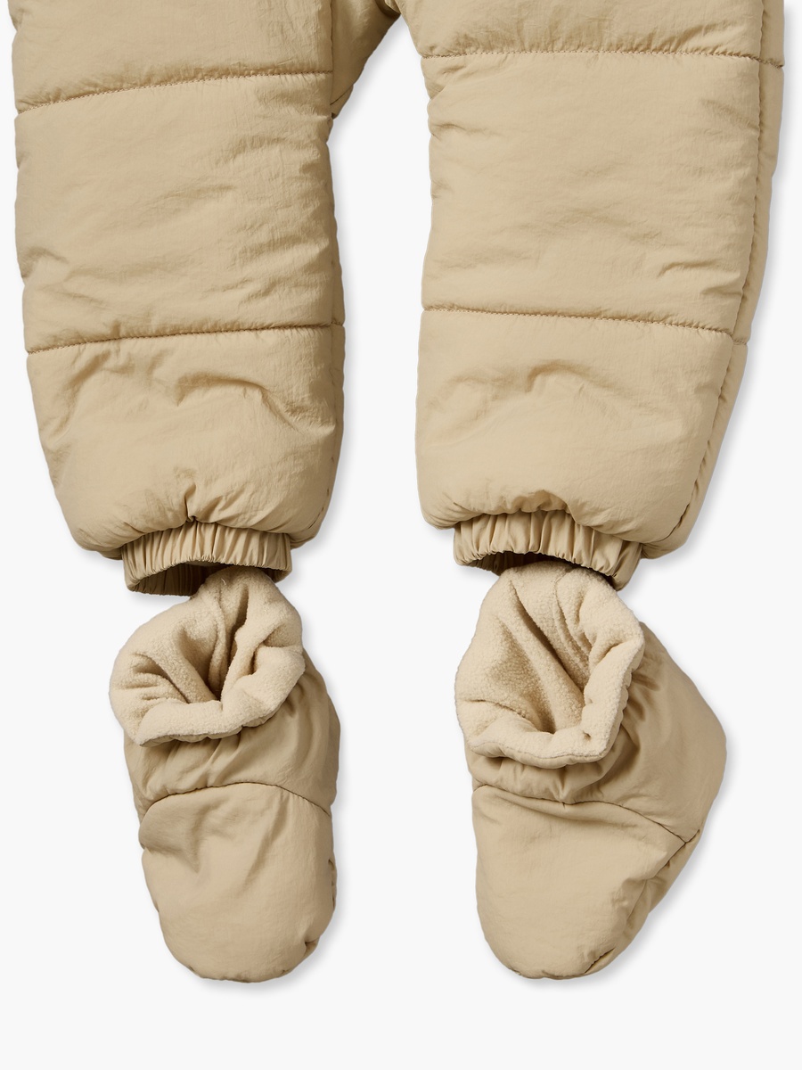 Hooded Neck Long Sleeves Coverall with Ear Applique