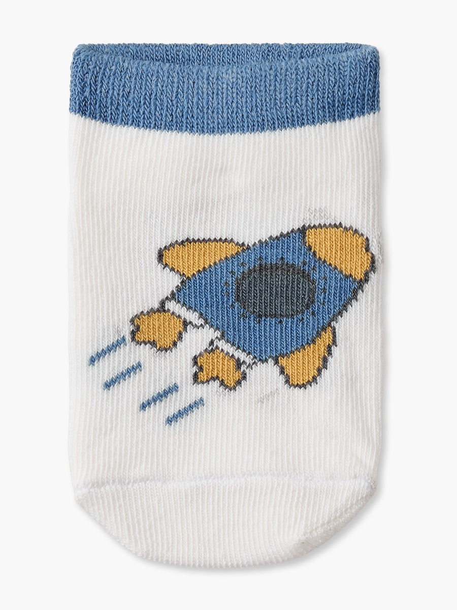 Pack of 5 Baby Girls Socks Space Print