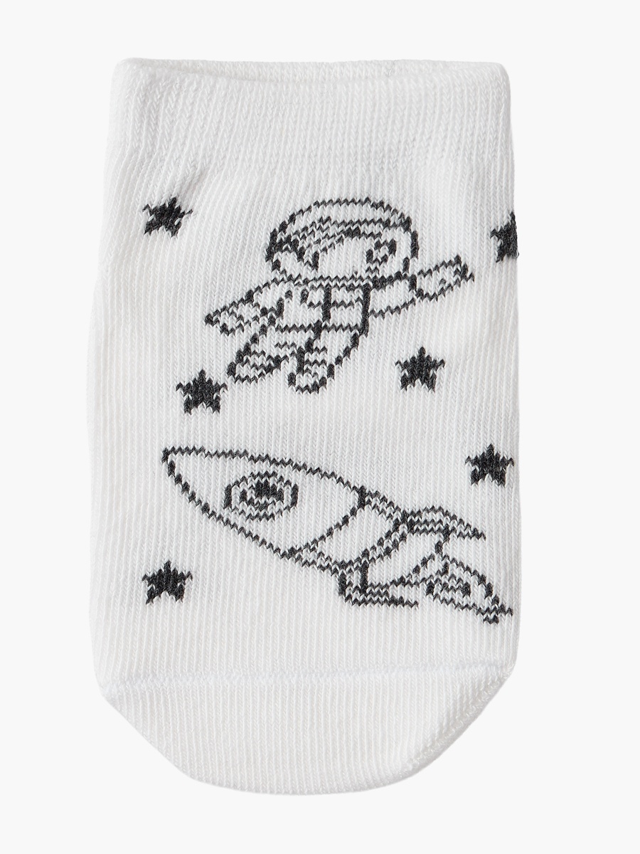 Pack of 5 Baby Boys Socks Space Print