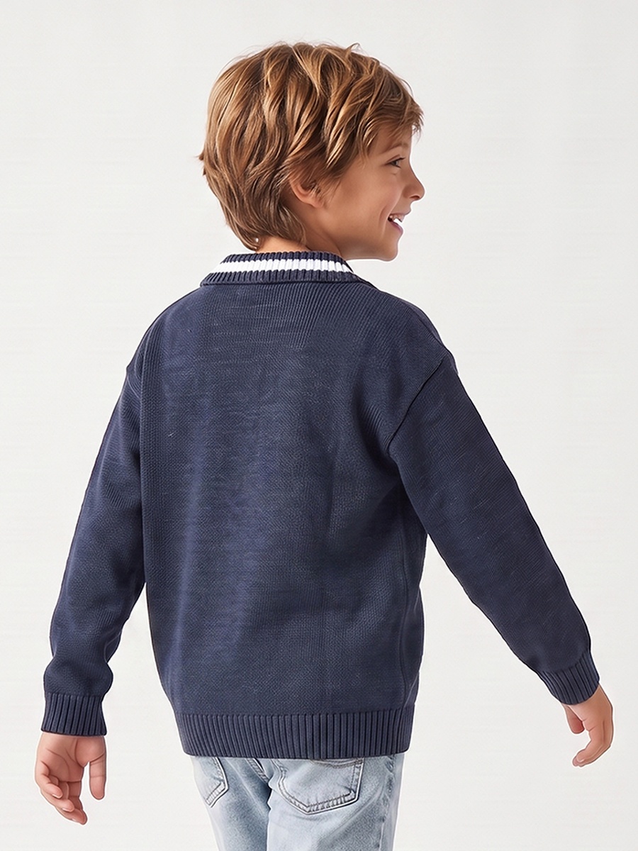 London Print Sweater with Long Sleeves