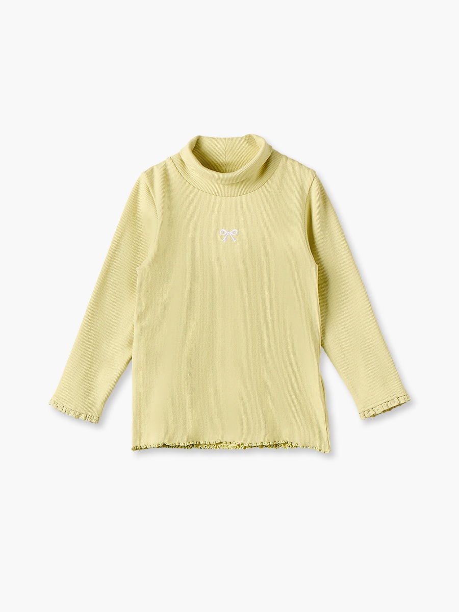 Pack of 2 Turtle Neck Long Sleeves Top with Floral Print