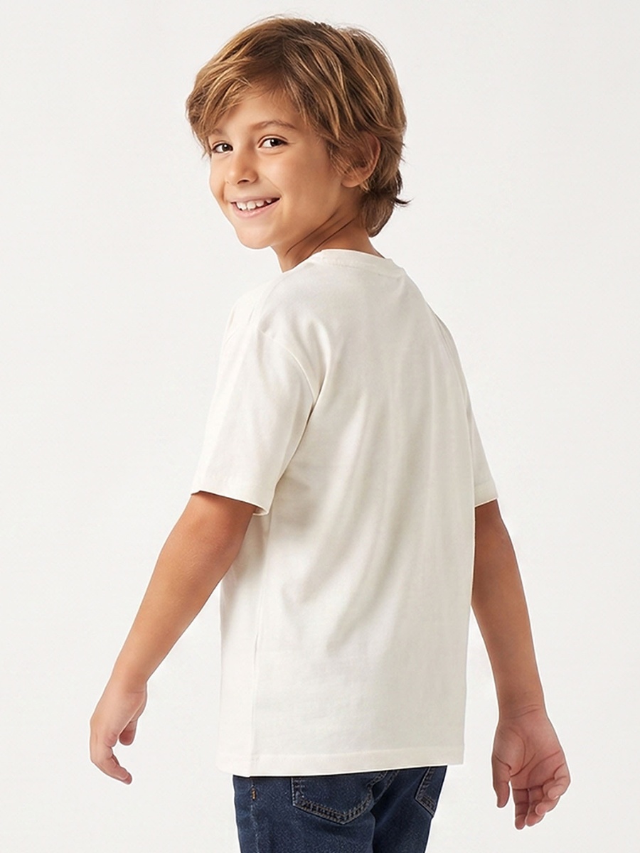 Crew Neck Short Sleeves T-Shirt with Graphic Print