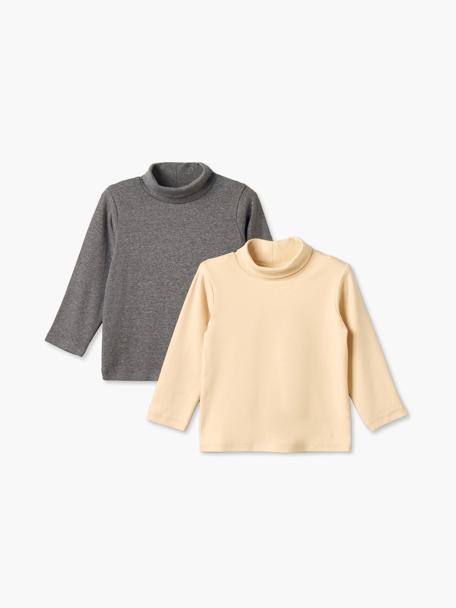 Pack of 2 Turtle Neck Long Sleeves T-Shirt