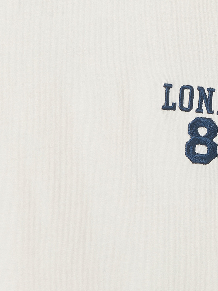 Crew Neck Short Sleeves T-Shirt with Bear Print