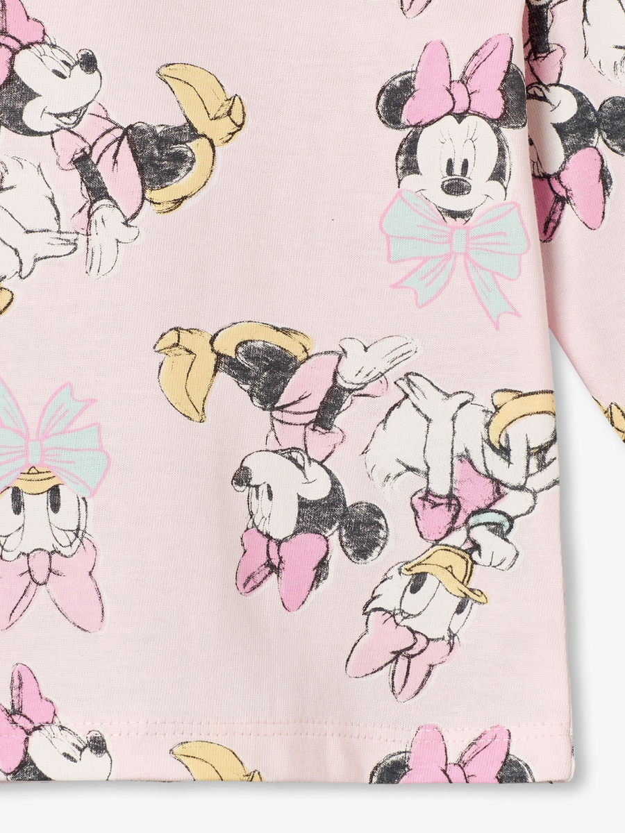 Pack of 2 Crew Neck Long Sleeves T-Shirt with Minnie Mouse and Daisy Print