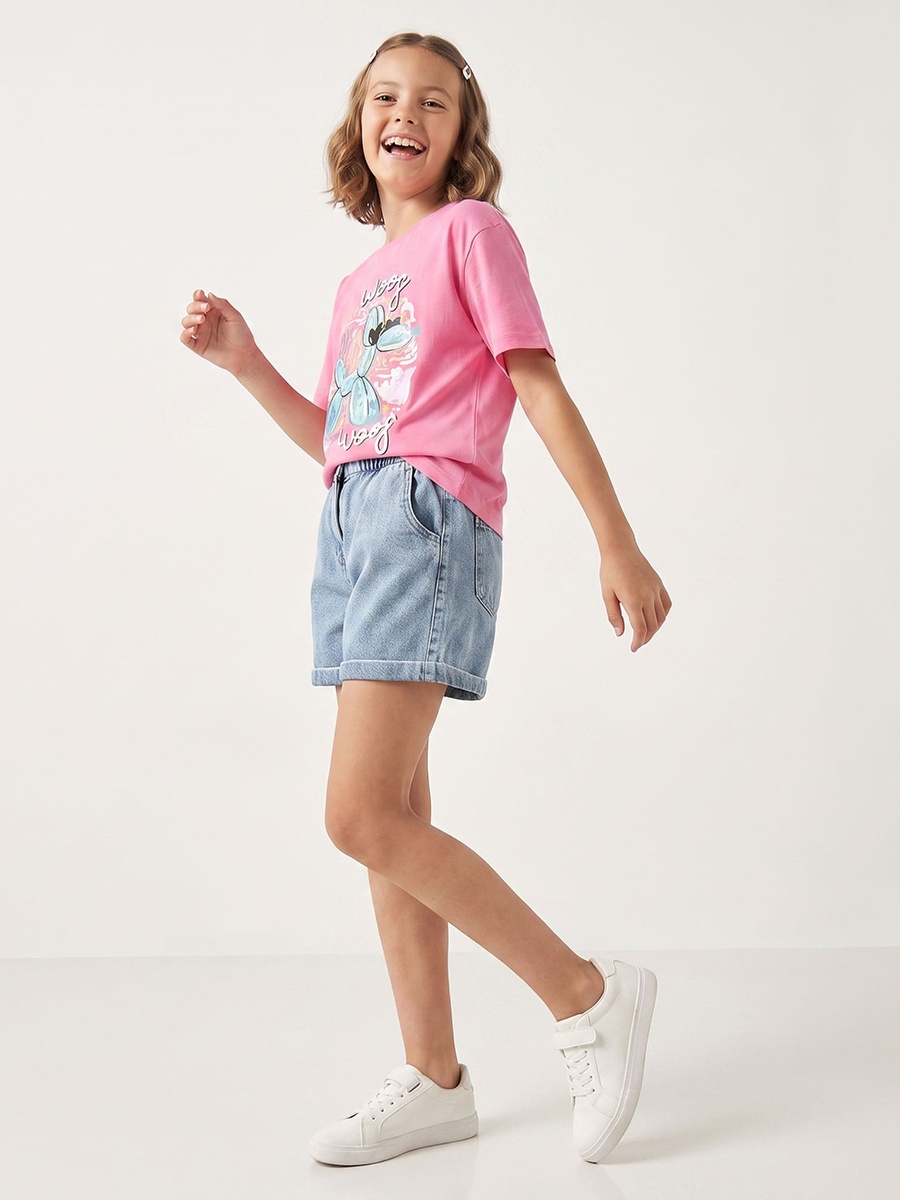 Crew Neck Short Sleeves T-Shirt with Graphic Print