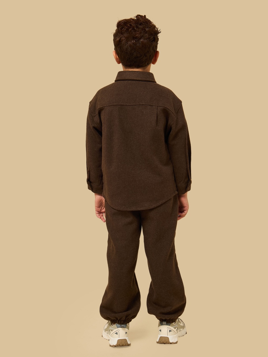 Felt Shirt and Joggers Set