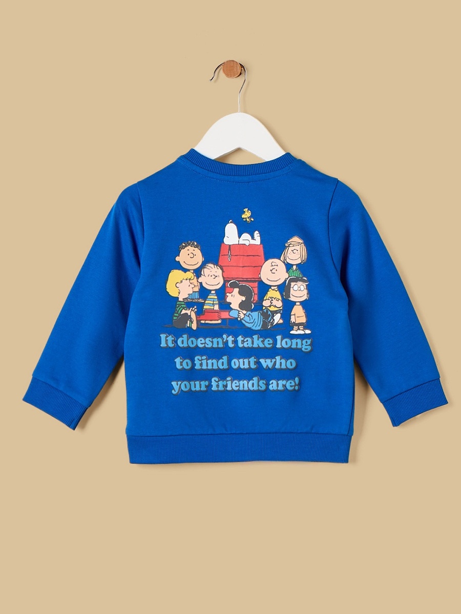 Peanuts Print Sweatshirt and Joggers Set