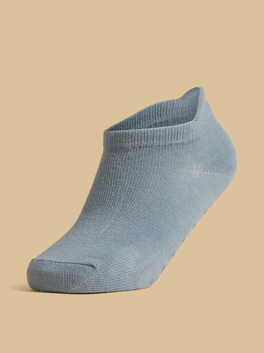 Pack of 5 - Plain Antiskid Calf Length Socks
