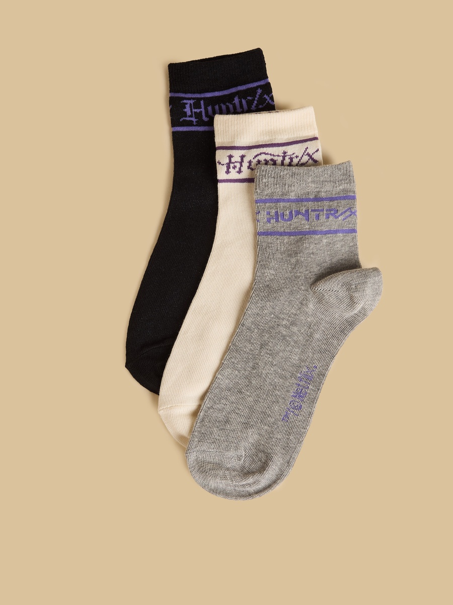 Pack of 3 - Kpop Demon Hunters Print Ankle Length Socks