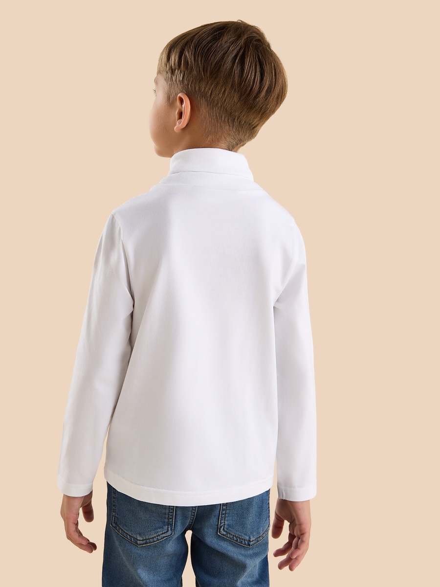 Plain Turtleneck T-Shirt