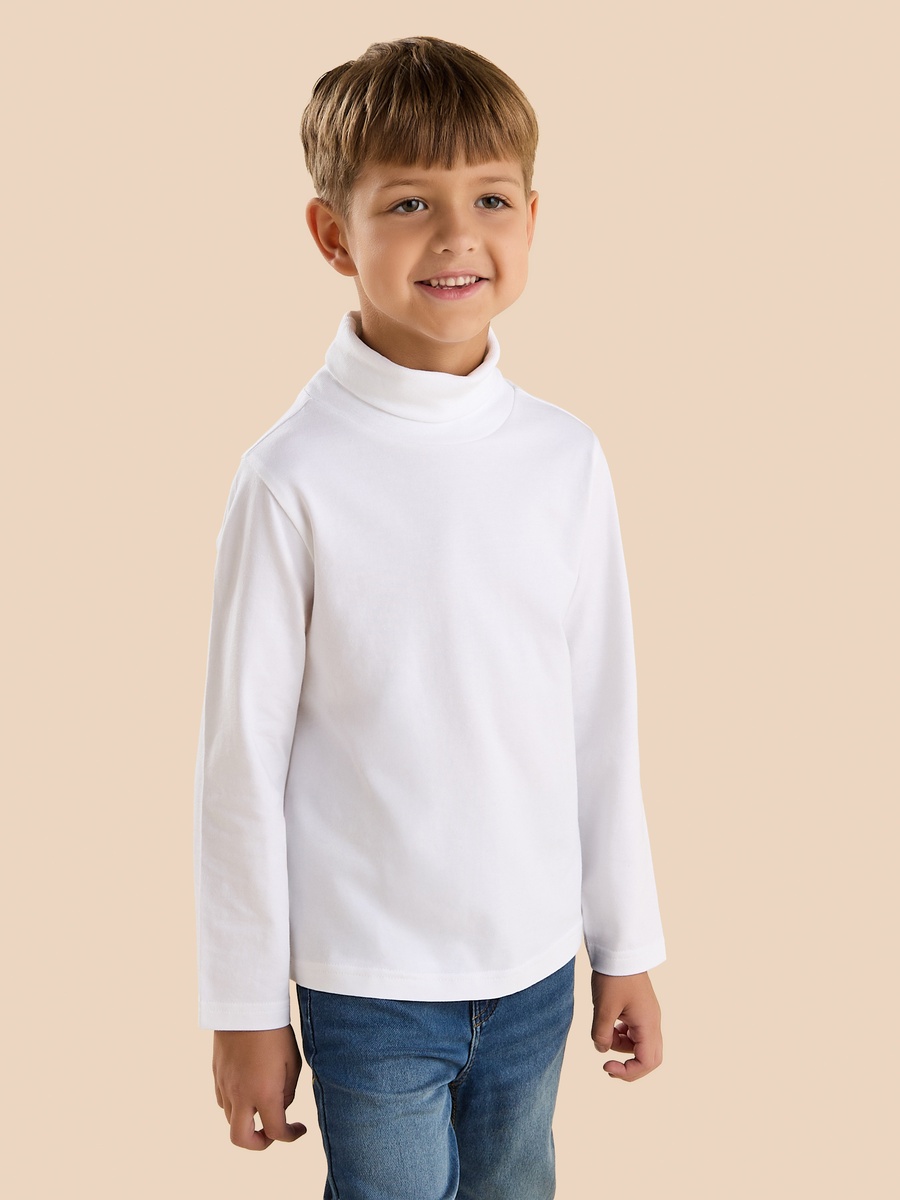 Plain Turtleneck T-Shirt