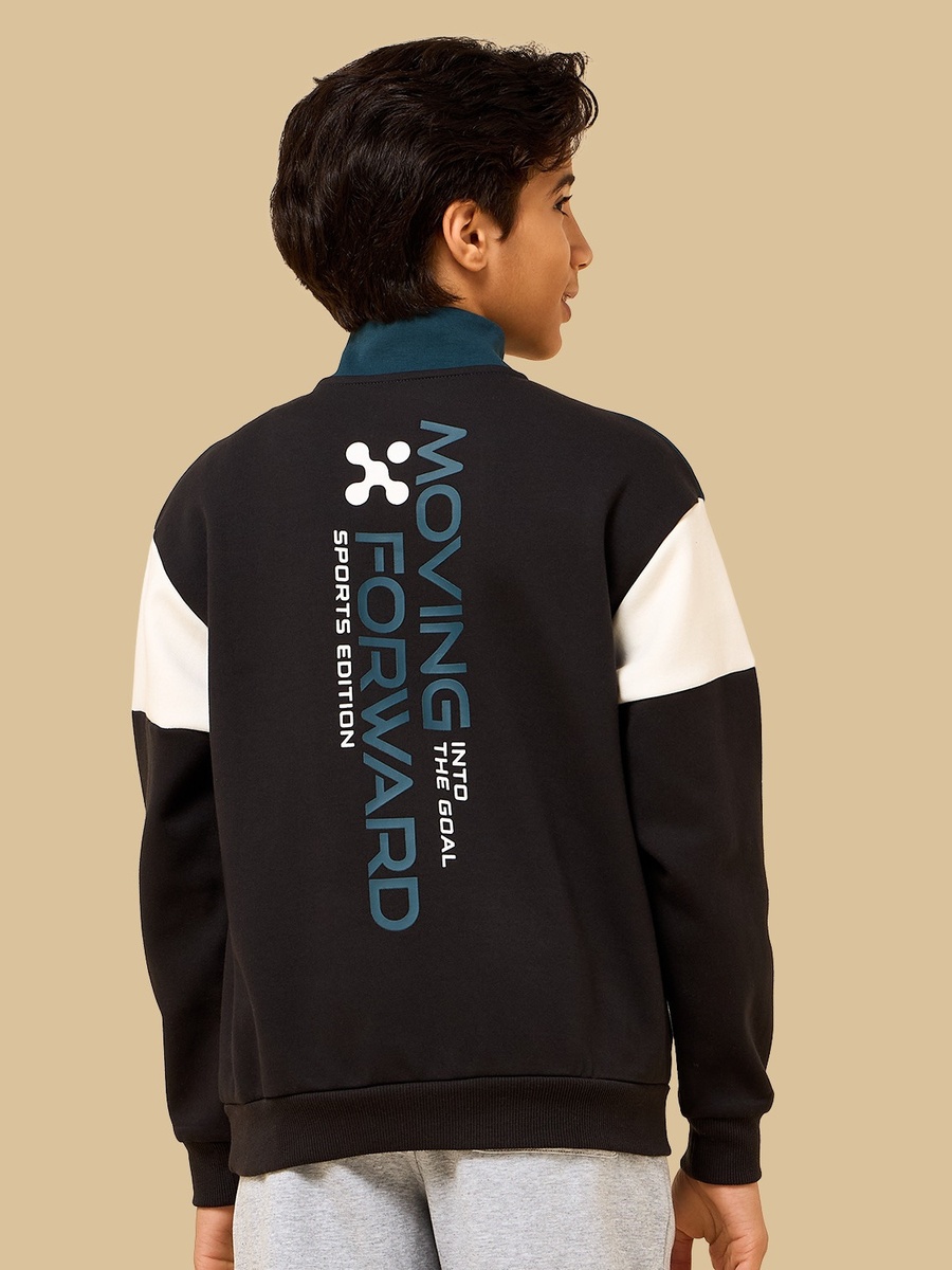 Colourblock Half-Zip Sweatshirt
