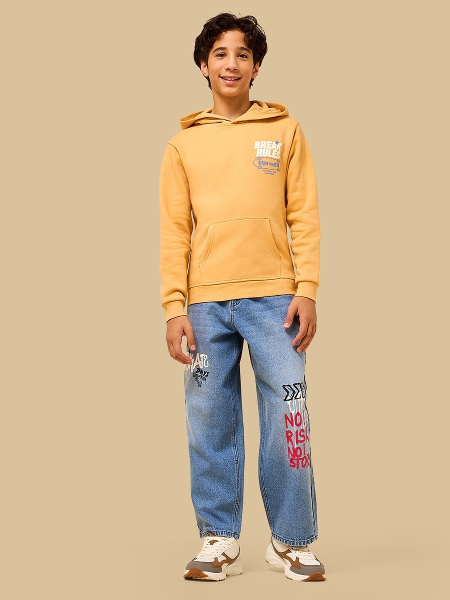 Skater Print Jeans
