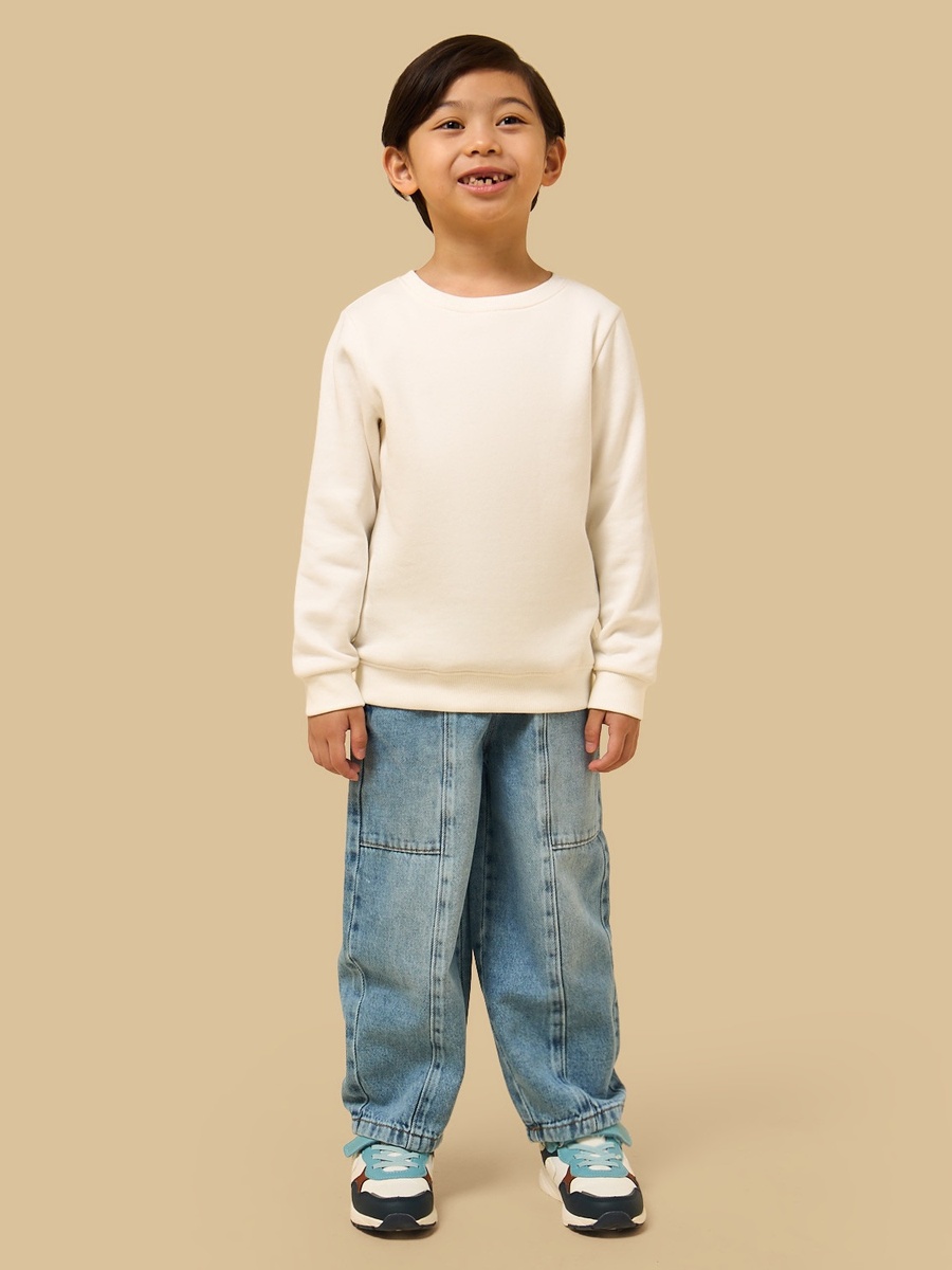 Panelled Cut and Sew Jeans