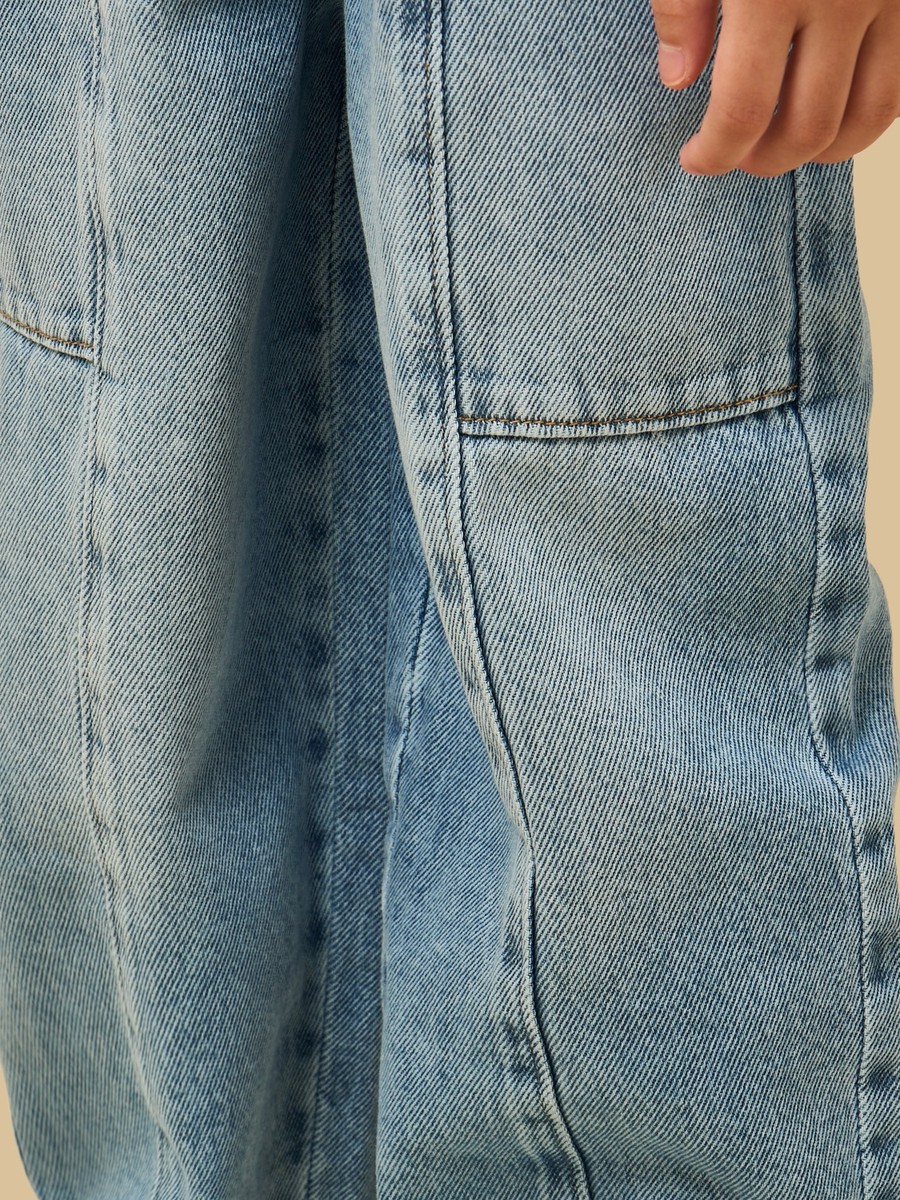 Panelled Cut and Sew Jeans