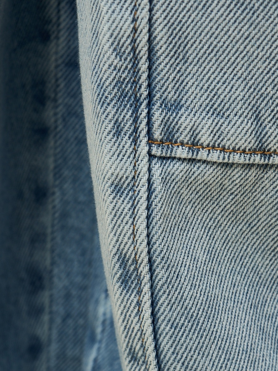Panelled Cut and Sew Jeans