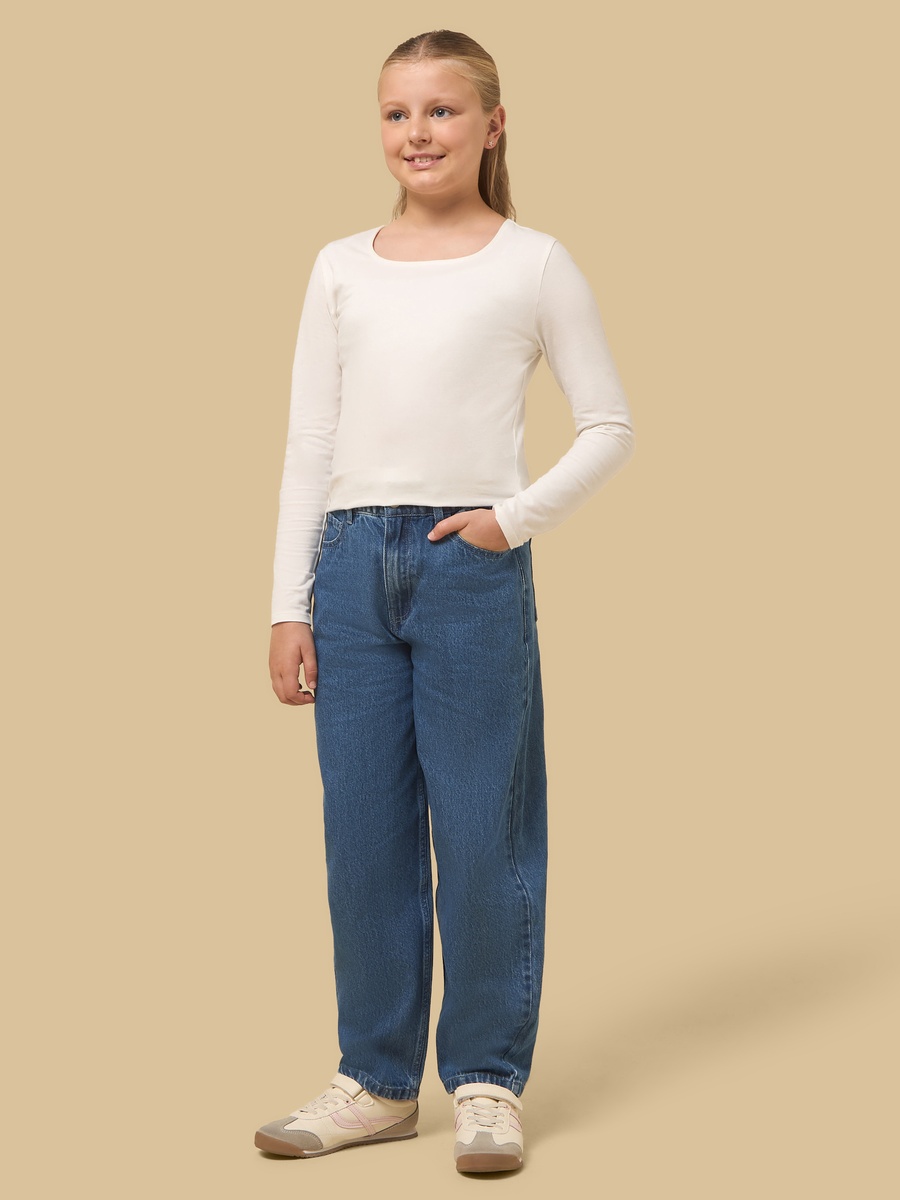 Mom Fit Cotton Jeans