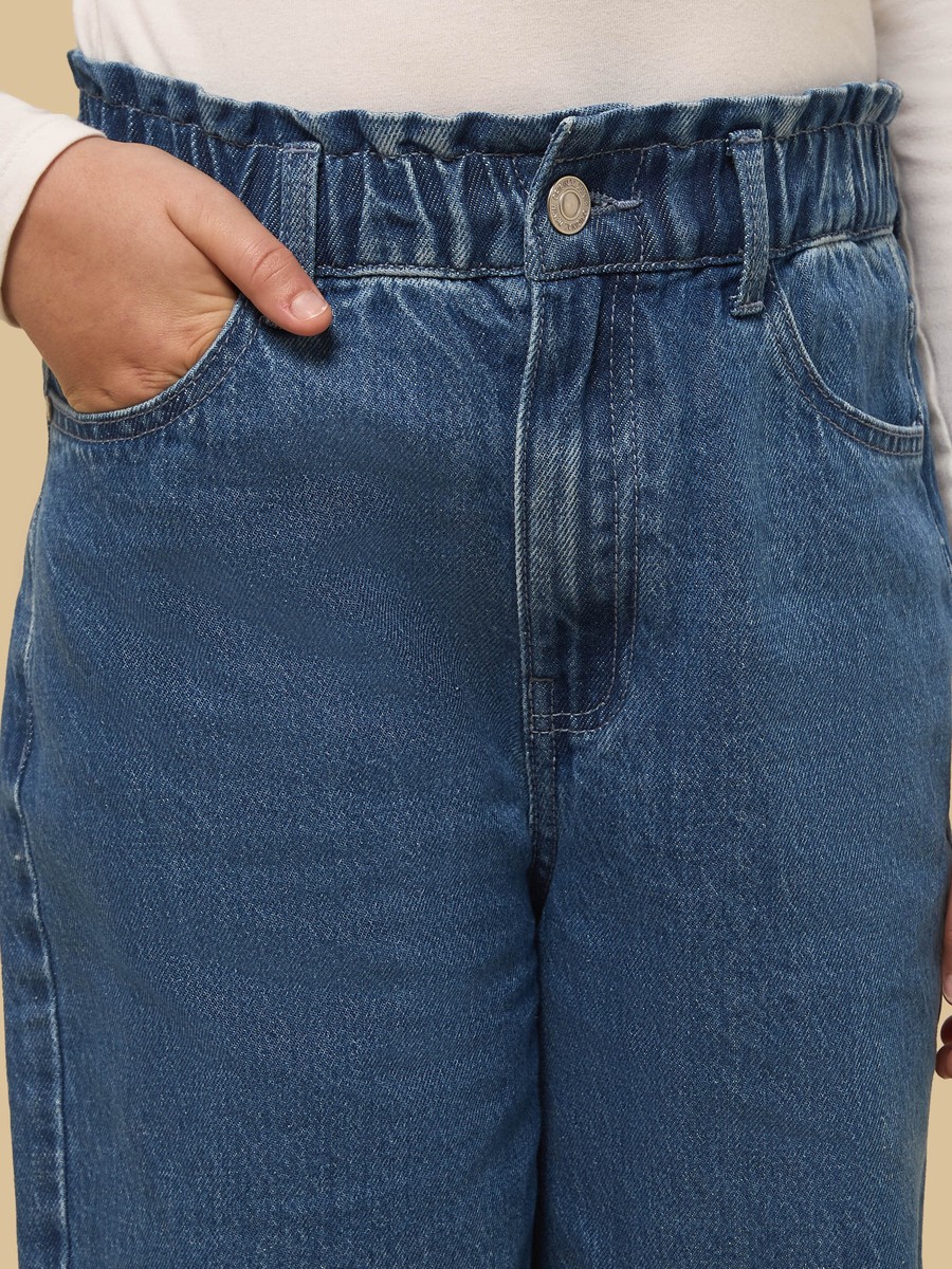 Mom Fit Cotton Jeans