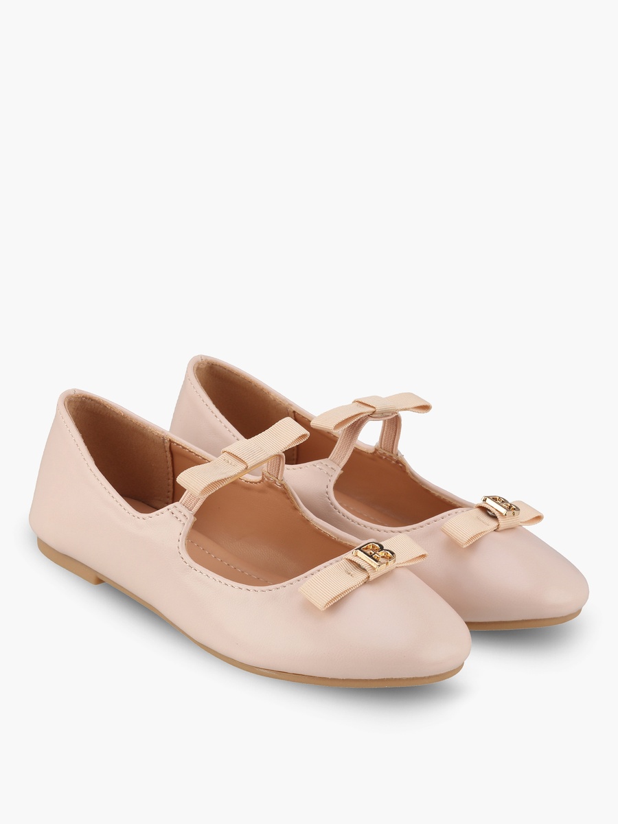 Girls Bow Detail Ballerina Shoes