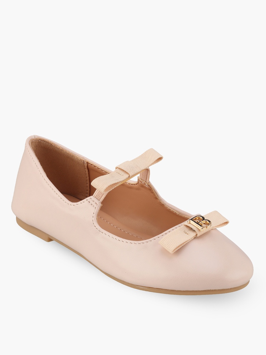 Girls Bow Detail Ballerina Shoes