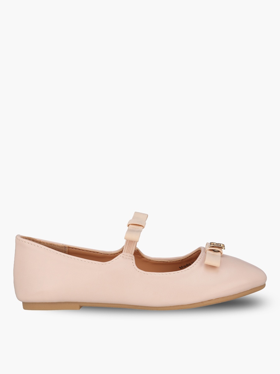 Girls Bow Detail Ballerina Shoes