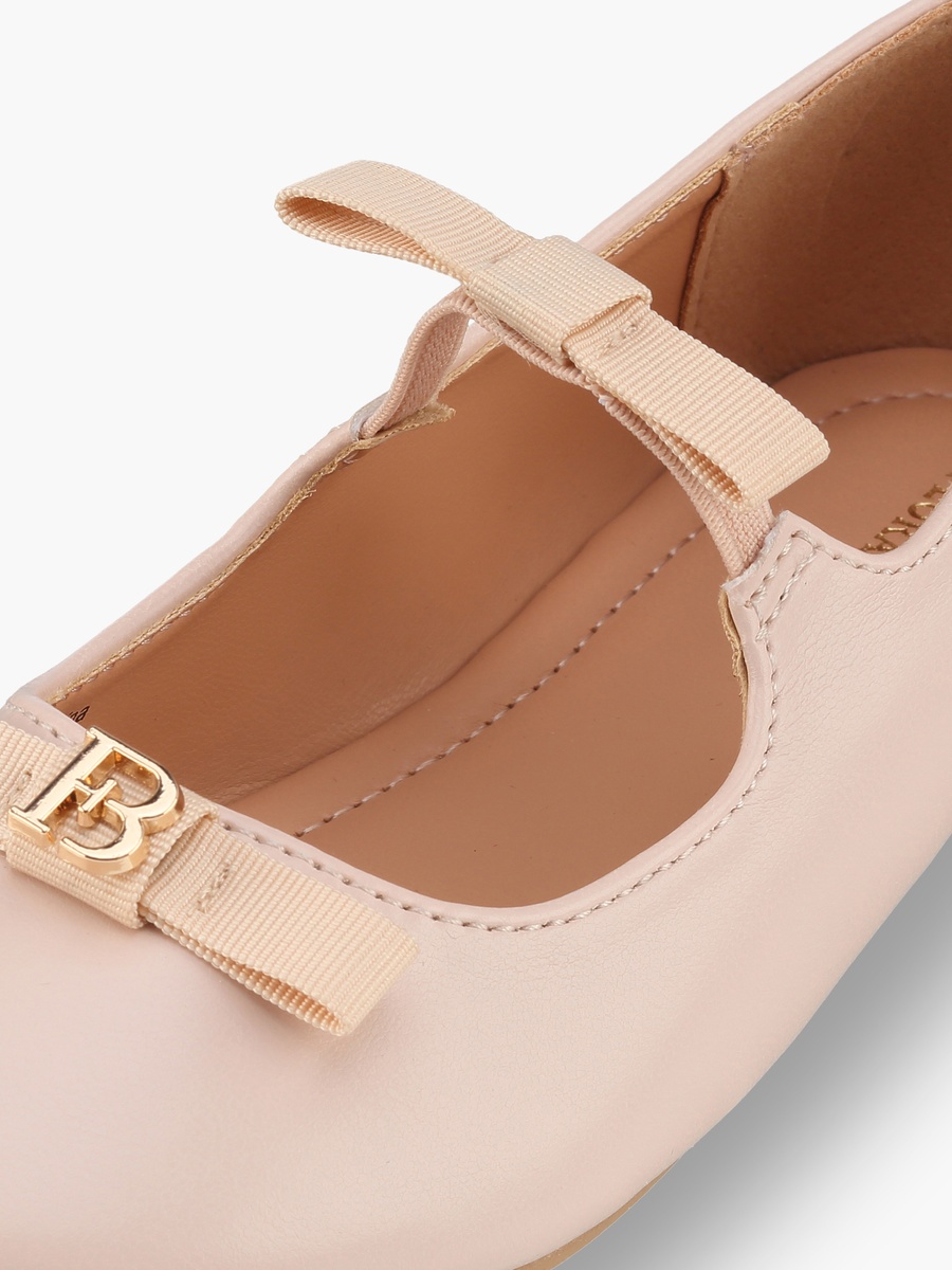 Girls Bow Detail Ballerina Shoes