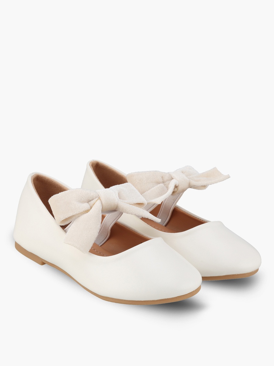 Girls Bow Ballerina Shoes