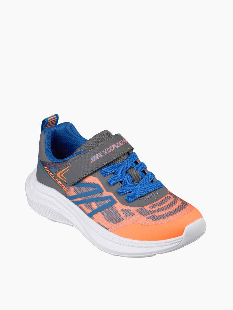 Boys Microspec Velocity Hook and Loop Ankle Sneakers