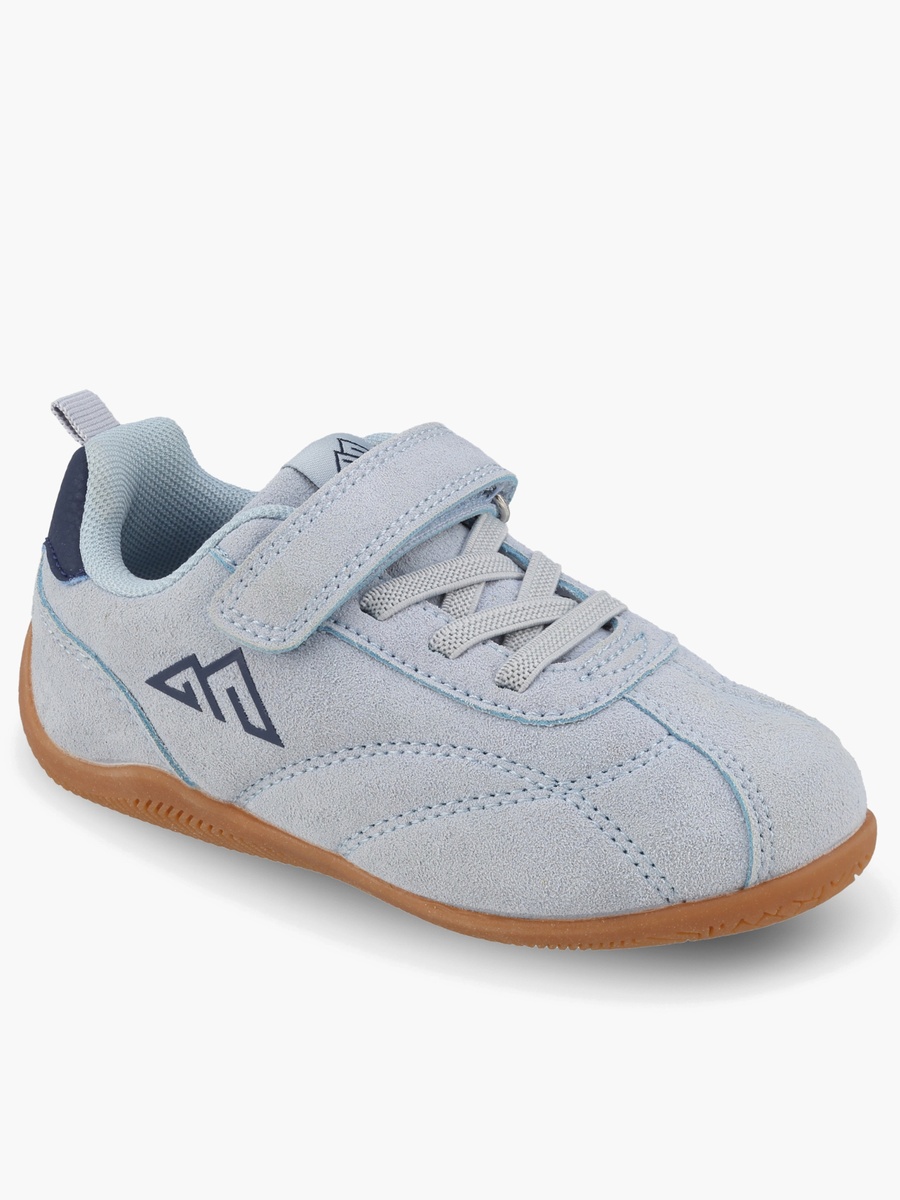 Logo Print Boys Hook and Loop Sports Shoes