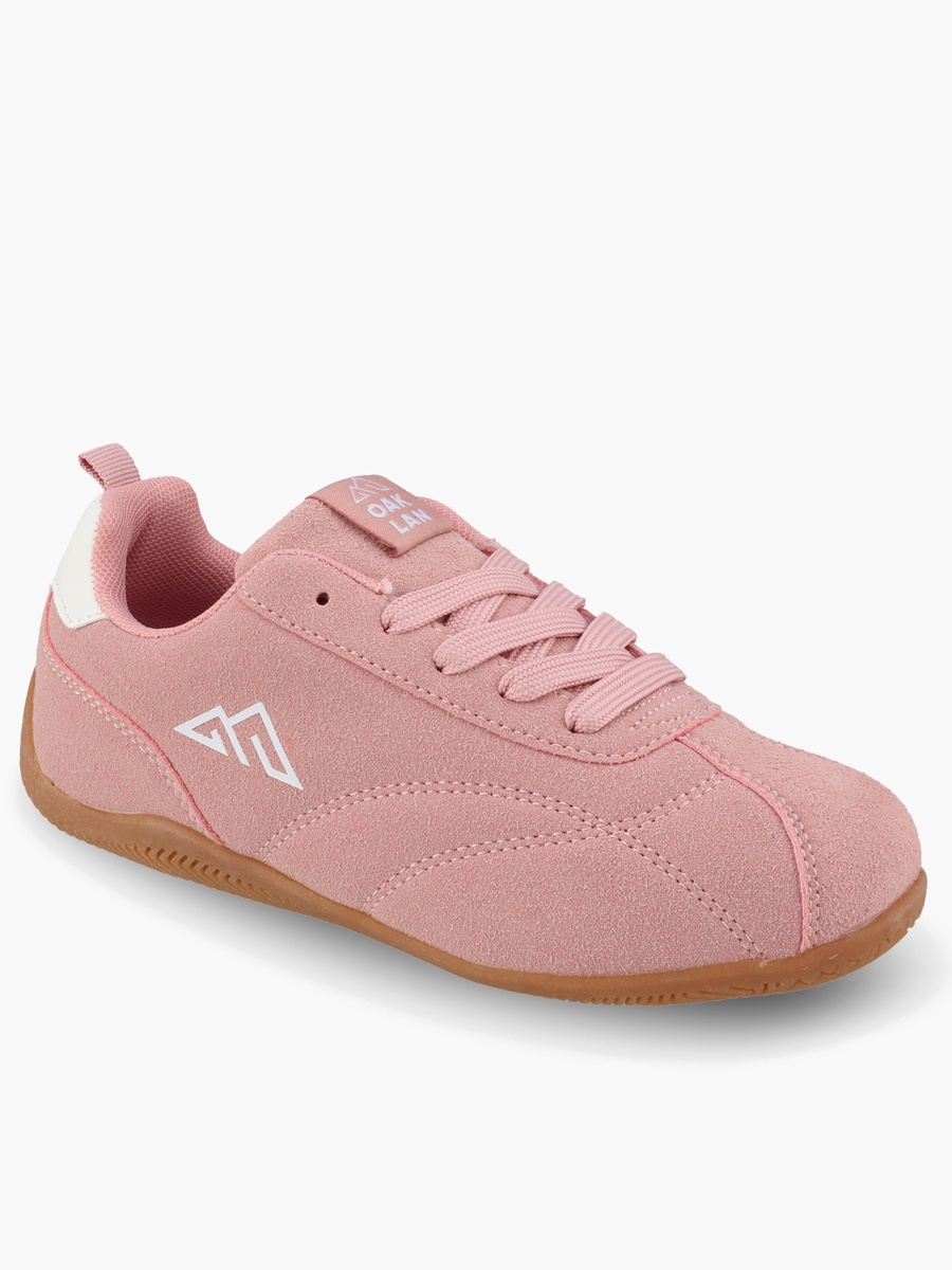 Girls Long Print Lace-Up Ankle Sneakers