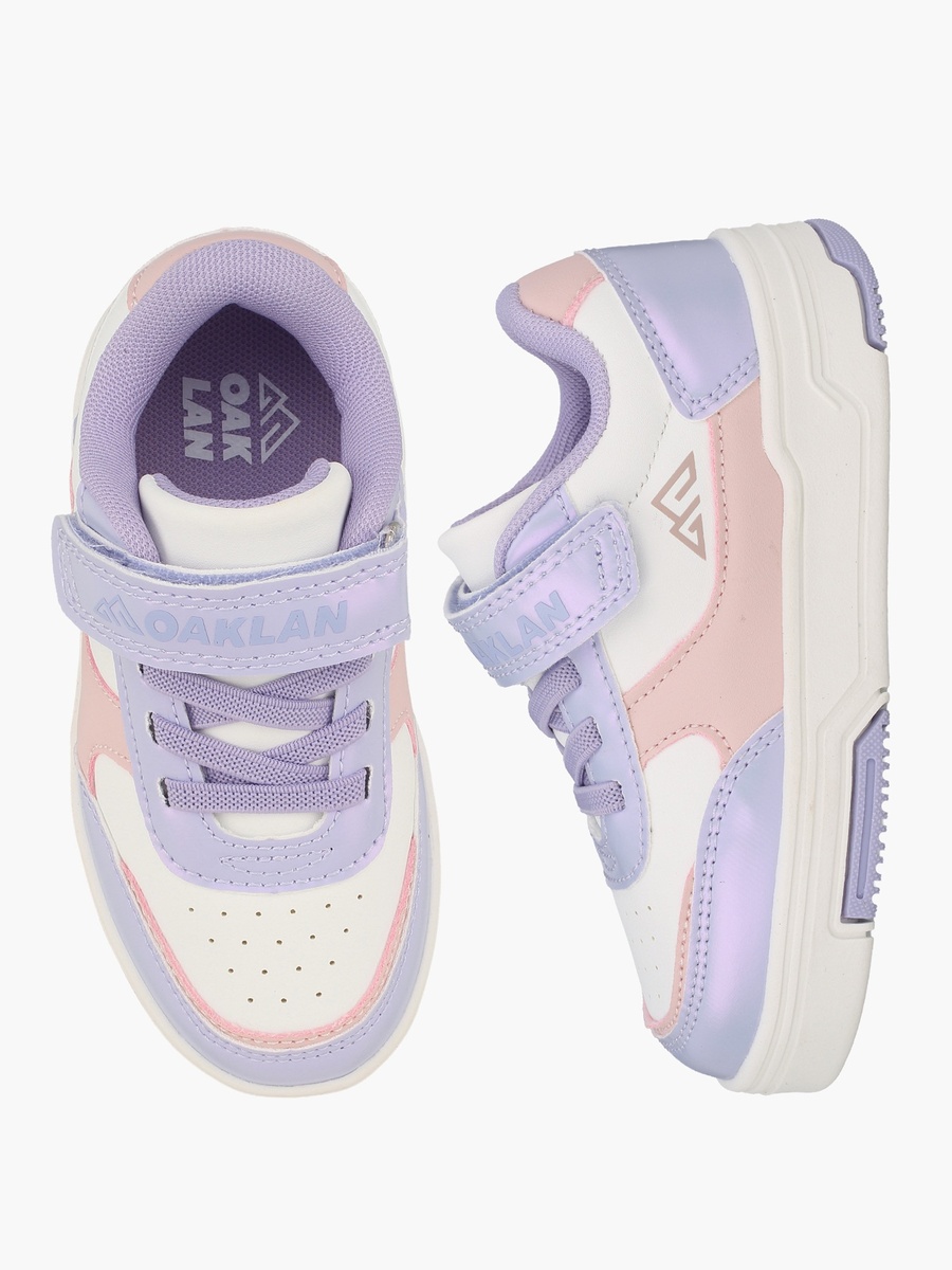 Ankle Sneakers With Colourblock Design