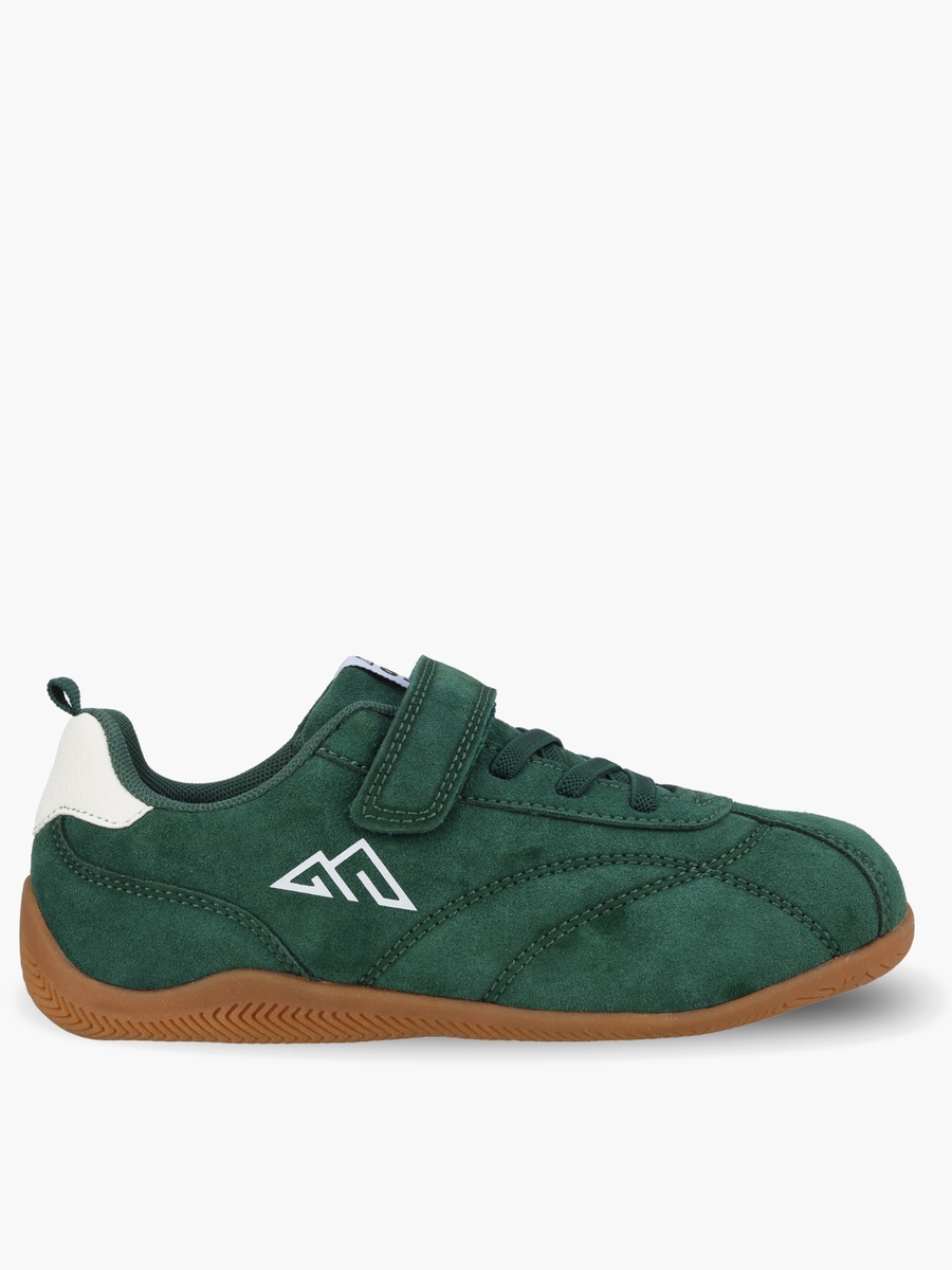 Boys Logo Print Hook and Loop Sports Shoes