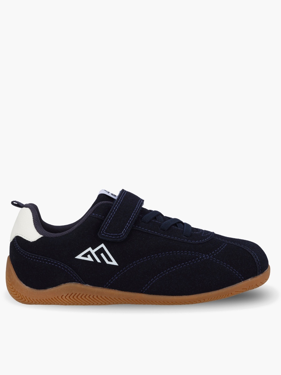 Boys Logo Print Hook and Loop Sports Shoes