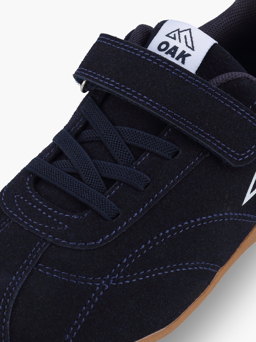 Boys Logo Print Hook and Loop Sports Shoes