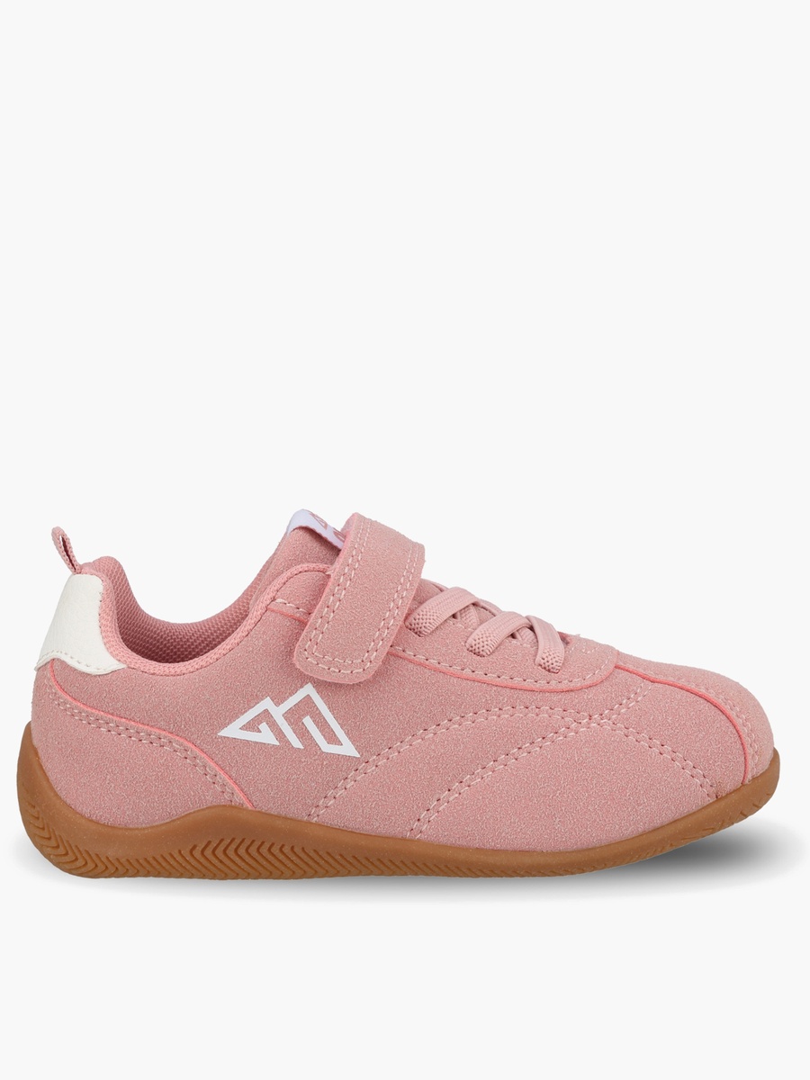 Girls Logo Print Hook and Loop Sneakers