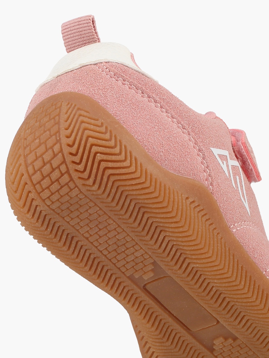 Girls Logo Print Hook and Loop Sneakers